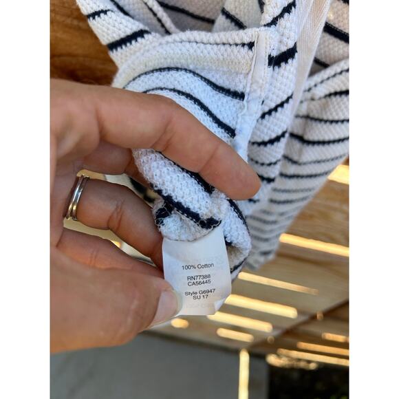 Madewell Texture‎ & Thread T Back, Bow, Striped Tank Top  Sz S - Picture 9 of 9